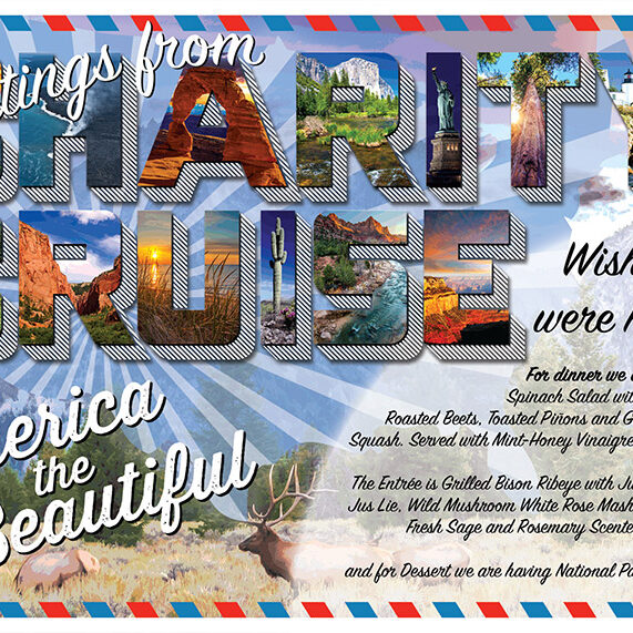 Charity Cruise XV Menu Card